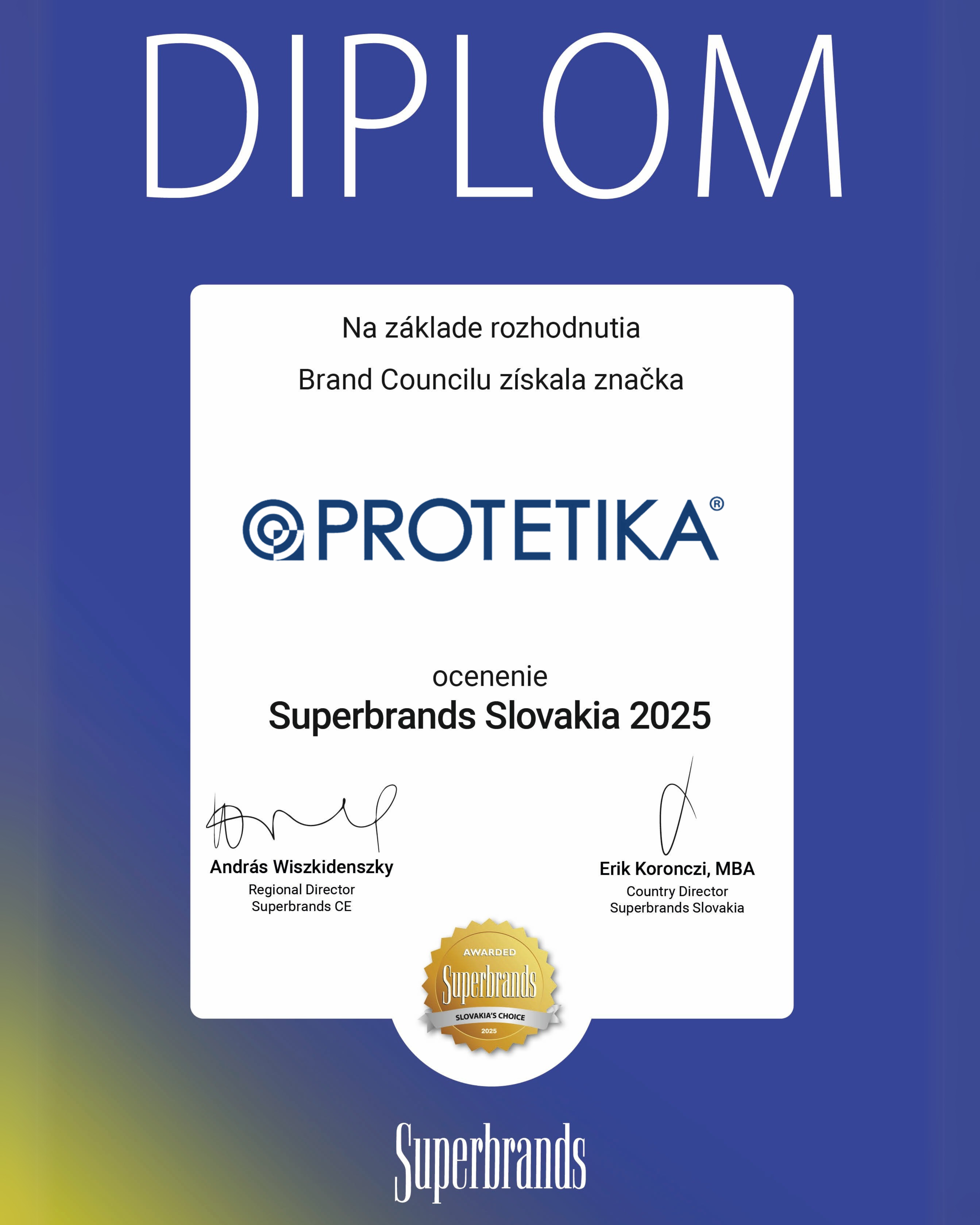 Superbrands Diplom